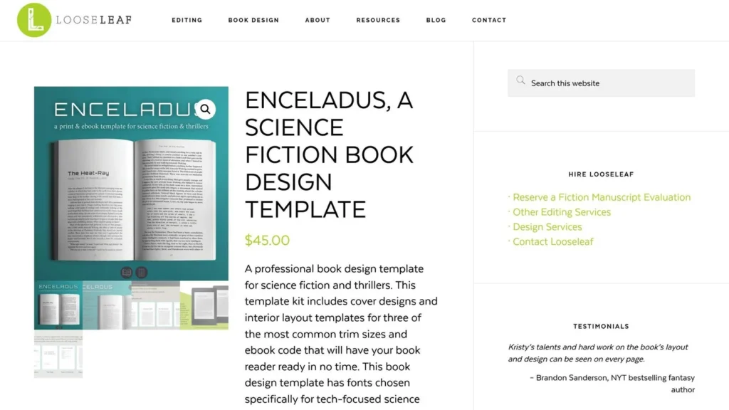 10 Best Sci-Fi Ebook Templates 2024