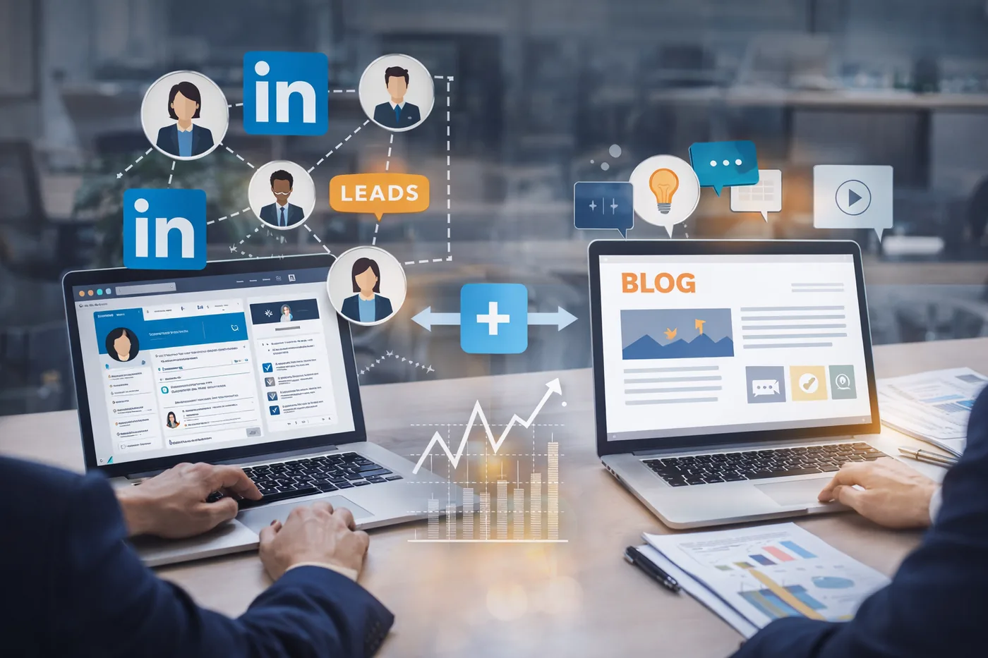 Visual from How LinkedIn Outreach and Social Media Marketing Generate High-Quality B2B Leads