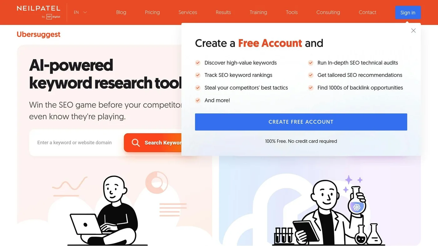 Ubersuggest