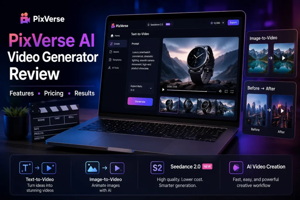 PixVerse AI Video Generator Review: Features, Pricing, and Results