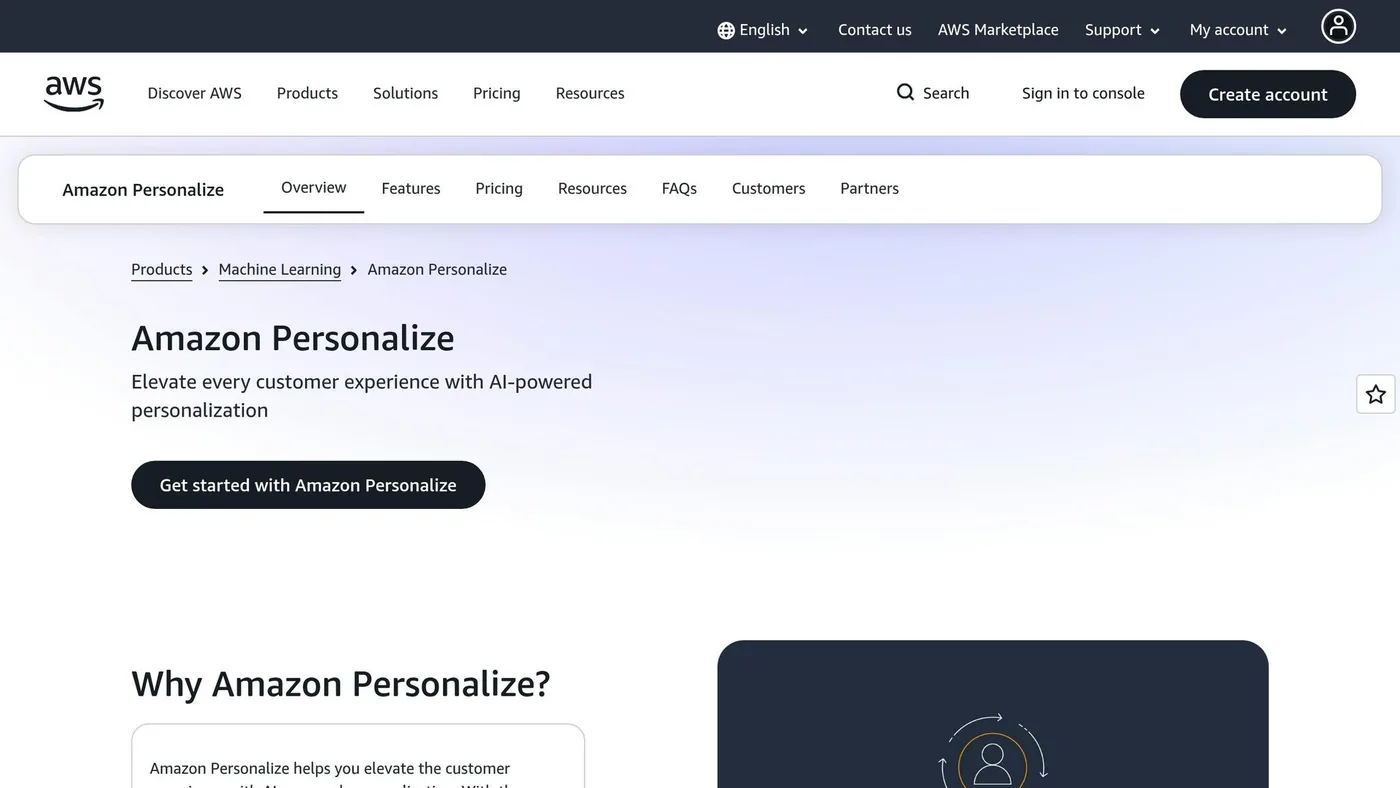 Amazon Personalize