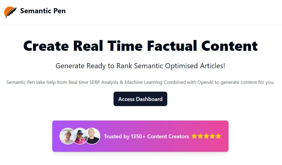 SemanticPen: Transforming Content Creation with AI-Powered Writing