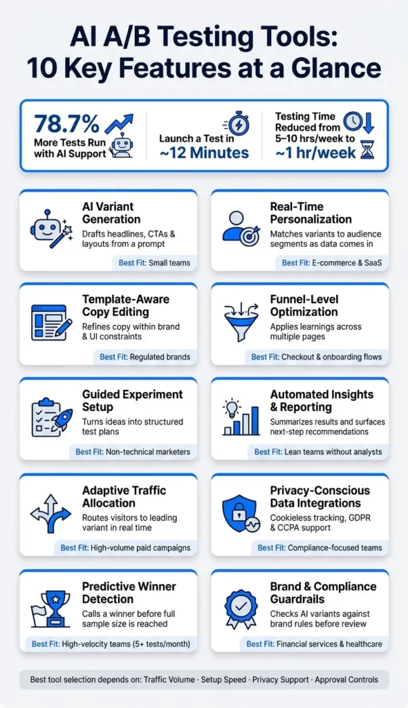 Top Features of AI-Powered A/B Testing Tools
