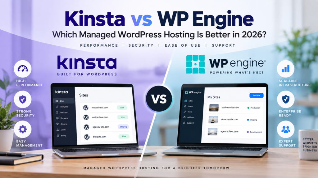 Kinsta vs WP Engine: Which Managed WordPress Hosting Is Better in 2026?
