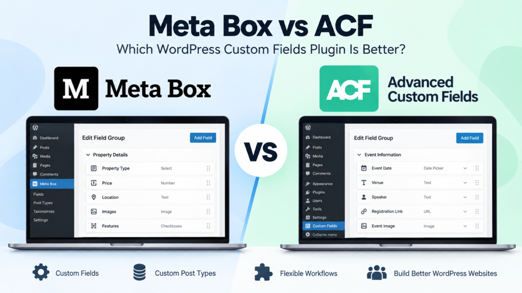 Meta Box vs ACF: Which WordPress Custom Fields Plugin Is Better in 2026?